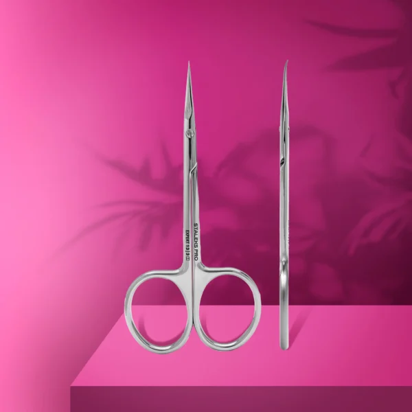 Tijeras Profesionales Con Ganchito Para Cutícula Para Zurdos EXPERT 13 TYPE 3 Staleks