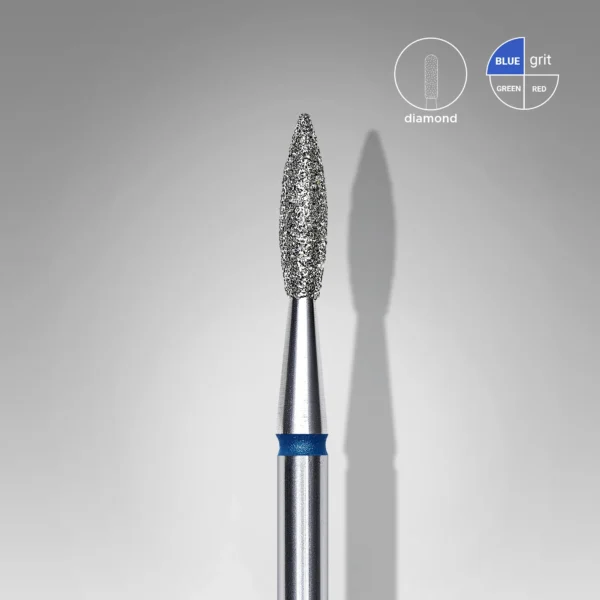 Fresa manicura Punta Diamante «Flama Afilada» 2.1mm Staleks #32