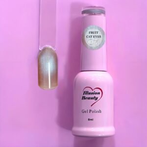 Esmalte semipermanente Fruit Cat Eye 07 Pera Dorada 8 ml - IB