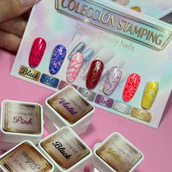 Kit gel stamping 7x5ml - IB