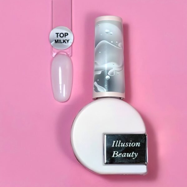 Top coat milky 10 ml - Illusion Beauty